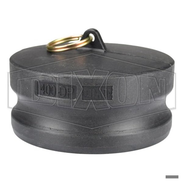 Dixon Type P Cam and Groove Dust Plug, 4 in Nominal, Polypropylene, Domestic PPP400 - main